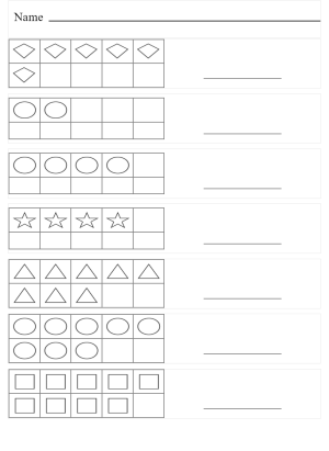 Count shapes in frame